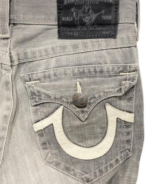 TRUE RELIGION（トゥルー レリジョン）TRUE RELIGION (トゥルー レリジョン) フレアデニムパンツ ブラック サイズ:31の古着・服飾アイテム