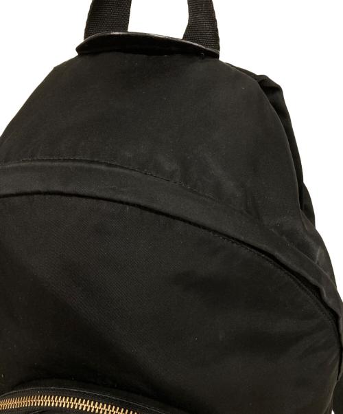 ANYA HINDMARCH（アニヤ・ハインドマーチ）ANYA HINDMARCH (アニヤ・ハインドマーチ) スマイリーリュックサック ブラックの古着・服飾アイテム