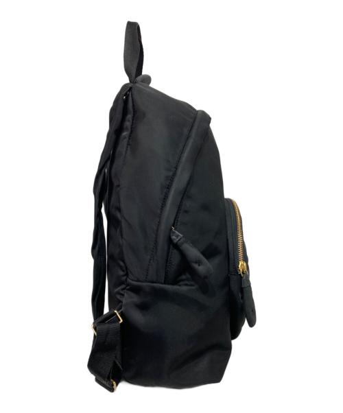 ANYA HINDMARCH（アニヤ・ハインドマーチ）ANYA HINDMARCH (アニヤ・ハインドマーチ) スマイリーリュックサック ブラックの古着・服飾アイテム