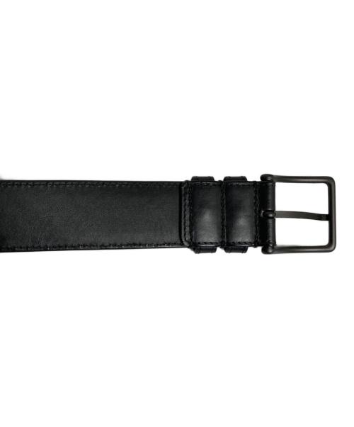 BOTTEGA VENETA（ボッテガベネタ）BOTTEGA VENETA (ボッテガベネタ) イントレチャートレザーベルト ブラック サイズ:90㎝ 36INの古着・服飾アイテム