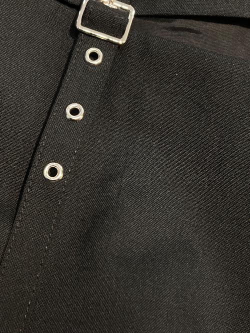 noir kei ninomiya（ノワール ケイ ニノミヤ）noir kei ninomiya (ノワール ケイ ニノミヤ) ウールオックス切替スカート ブラック サイズ:XSの古着・服飾アイテム
