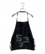 BLACK COMME des GARCONSブラックコムデギャルソン）の古着「ナイロン プリント エプロン」｜ブラック