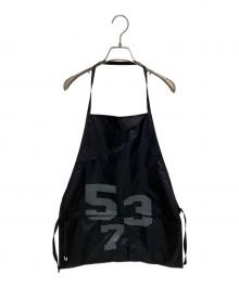 BLACK COMME des GARCONS（ブラックコムデギャルソン）の古着「ナイロン プリント エプロン」｜ブラック