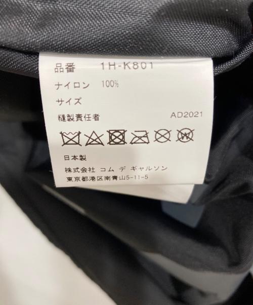 BLACK COMME des GARCONS（ブラックコムデギャルソン）BLACK COMME des GARCONS (ブラックコムデギャルソン) ナイロン プリント エプロン ブラック サイズ:表記なしの古着・服飾アイテム