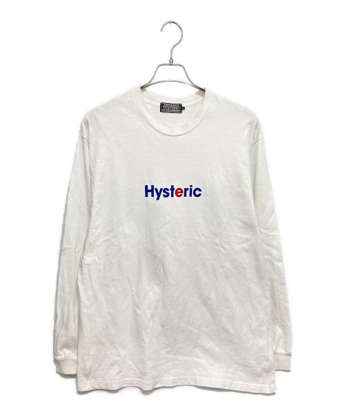 Hysteric Glamour（ヒステリックグラマー）Hysteric Glamour (ヒステリックグラマー) METAL HYSTERIC カットソー ホワイト サイズ:Lの古着・服飾アイテム