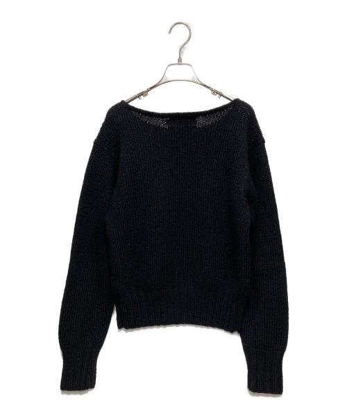 RALPH LAUREN（ラルフローレン）RALPH LAUREN (ラルフローレン) バードアイコンニット ブラック サイズ:Mの古着・服飾アイテム