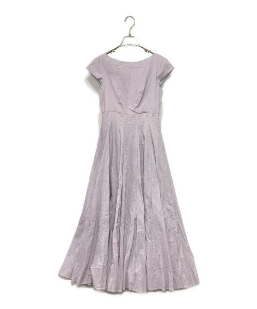 MARIHA（マリハ）MARIHA (マリハ) ノースリーブフレアワンピース パープル サイズ:36の古着・服飾アイテム