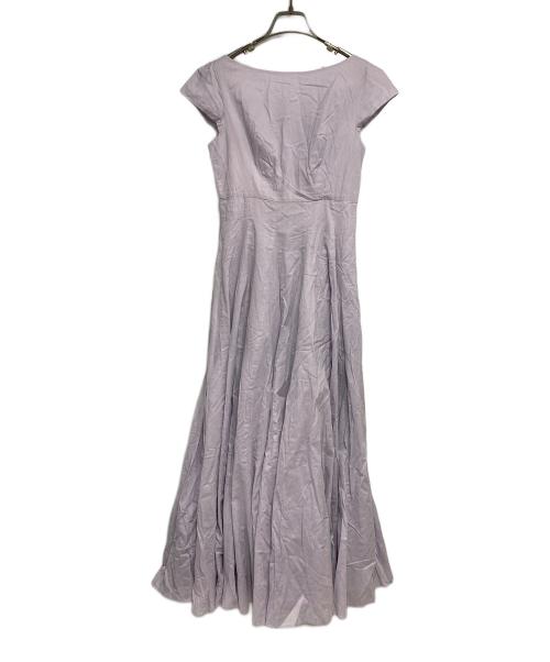MARIHA（マリハ）MARIHA (マリハ) ノースリーブフレアワンピース パープル サイズ:Fの古着・服飾アイテム