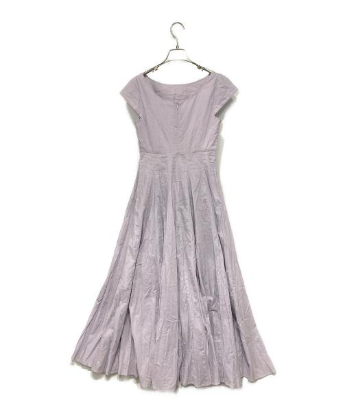 MARIHA（マリハ）MARIHA (マリハ) ノースリーブフレアワンピース パープル サイズ:36の古着・服飾アイテム