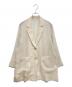 Noble（ノーブル）の古着「シースルーオーバーサイズテーラードジャケット」｜アイボリー
