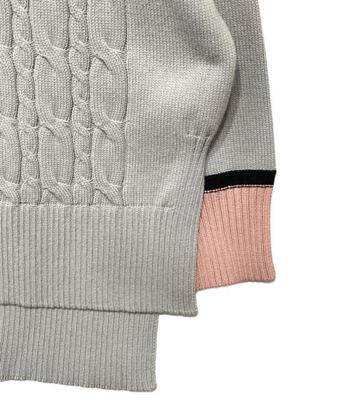 β（ベータ）β (ベータ) テニスワッペン付きプルオーバー ライトピンク サイズ:9の古着・服飾アイテム