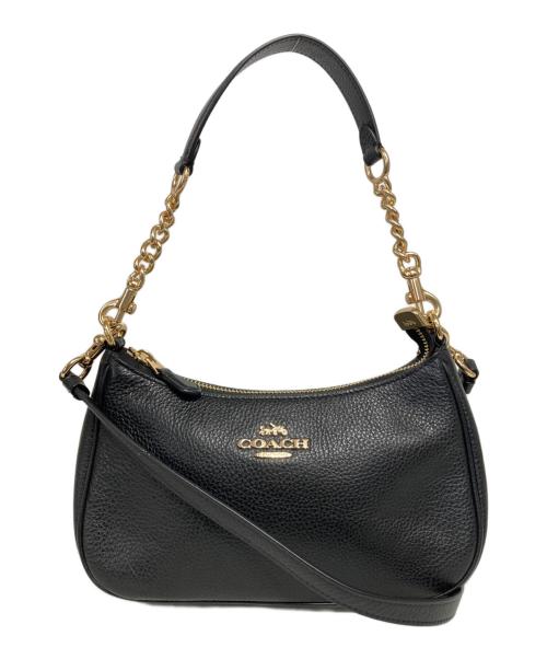 COACH（コーチ）COACH (コーチ) テリ ショルダー バッグ ブラックの古着・服飾アイテム