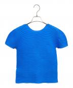 me ISSEY MIYAKEミーイッセイ ミヤケ）の古着「STRETCH PLEATS 4」｜ブルー