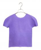 me ISSEY MIYAKEミーイッセイ ミヤケ）の古着「STRETCH PLEATS 4」｜パープル