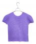 me ISSEY MIYAKE (ミーイッセイ ミヤケ) STRETCH PLEATS 4 パープル サイズ:-：16000円