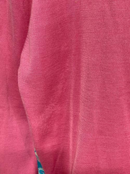 LEONARD（レオナール）LEONARD (レオナール) 総柄カーディガン ピンク サイズ:Mの古着・服飾アイテム