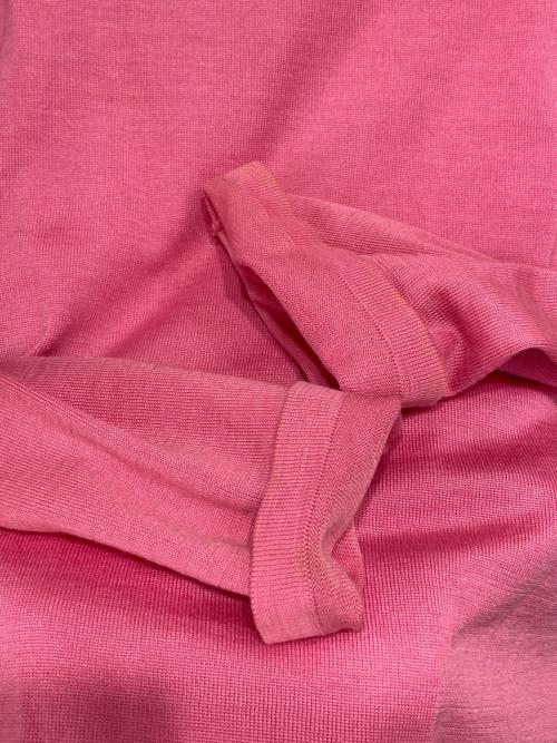 LEONARD（レオナール）LEONARD (レオナール) 総柄カーディガン ピンク サイズ:Mの古着・服飾アイテム