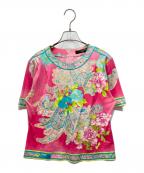 LEONARDレオナール）の古着「総柄Tシャツ」｜ピンク