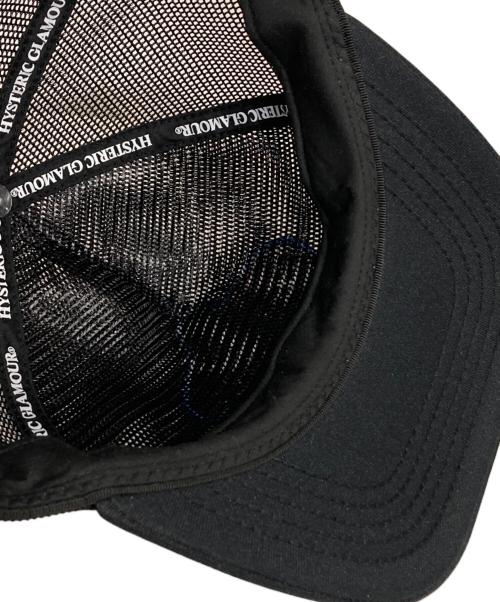Hysteric Glamour（ヒステリックグラマー）Hysteric Glamour (ヒステリックグラマー) DYNAMITE ANGELワッペン オールメッシュキャップ ブラック サイズ:FREEの古着・服飾アイテム