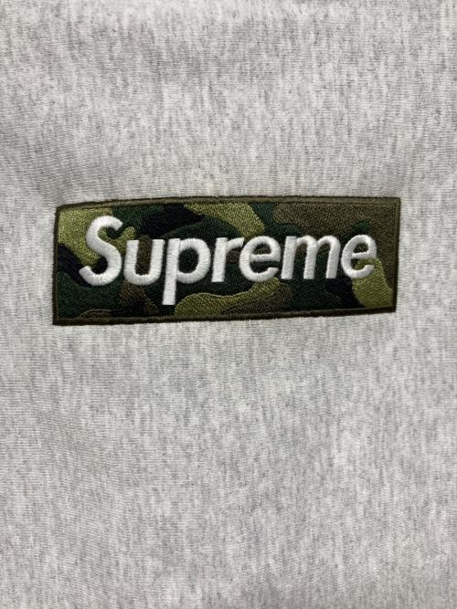SUPREME（シュプリーム）SUPREME (シュプリーム) BOX LOGO HOODED SWEATSHIRT カモフラ×ライトグレー サイズ:Sの古着・服飾アイテム