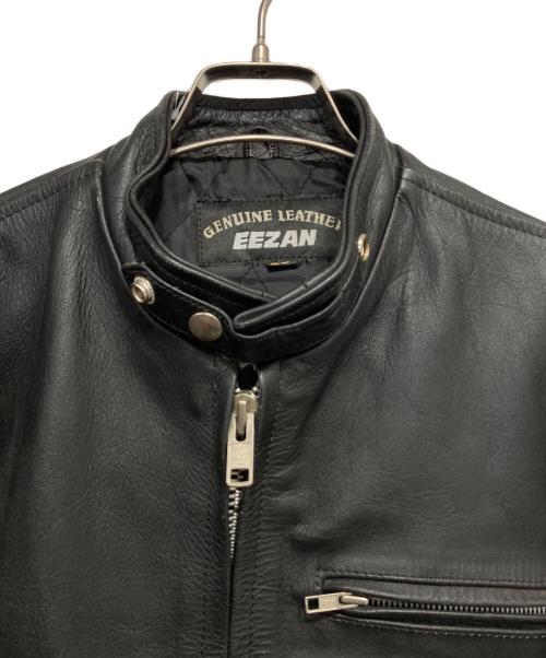EEZAN（イーザン）EEZAN (イーザン) シングルライダースジャケット ブラック サイズ:36の古着・服飾アイテム