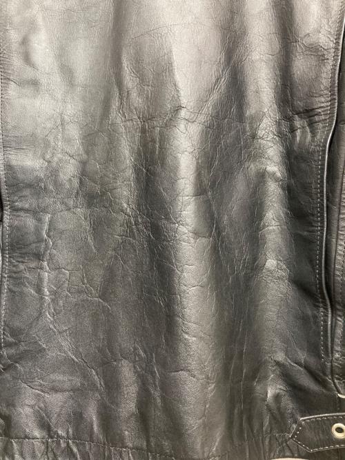 EEZAN（イーザン）EEZAN (イーザン) シングルライダースジャケット ブラック サイズ:36の古着・服飾アイテム