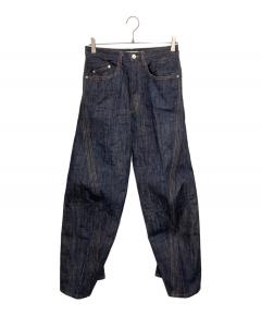 中古・古着通販】solni (solni) Printed wide leg Denim/プリント