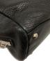 中古・古着 PRADA (プラダ) レザーロゴハンドバッグ ブラック：70000円