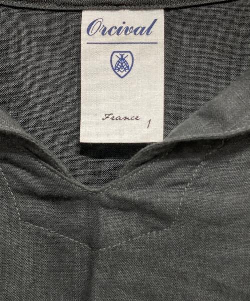 ORCIVAL（オーシバル）ORCIVAL (オーシバル) リネン セーラーカラープルオーバー ブラック サイズ:1の古着・服飾アイテム