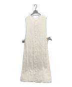 ROBE de PEAUローブデポー）の古着「ノースリーブワンピース」｜ベージュ