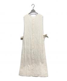 ROBE de PEAU（ローブデポー）の古着「ノースリーブワンピース」｜ベージュ