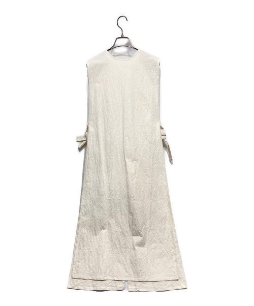 ROBE de PEAU（ローブデポー）ROBE de PEAU (ローブデポー) ノースリーブワンピース ベージュ サイズ:Freeの古着・服飾アイテム