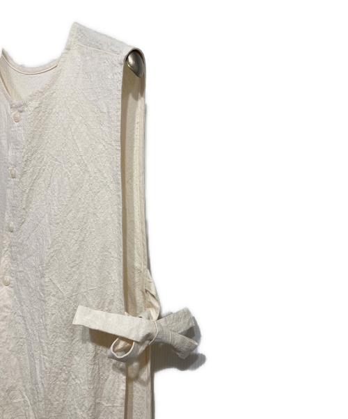 ROBE de PEAU（ローブデポー）ROBE de PEAU (ローブデポー) ノースリーブワンピース ベージュ サイズ:Freeの古着・服飾アイテム