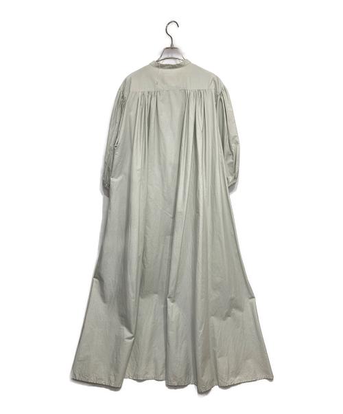 ROBE de PEAU（ローブデポー）ROBE de PEAU (ローブデポー) パフスリーブワンピース グリーン サイズ:Freeの古着・服飾アイテム