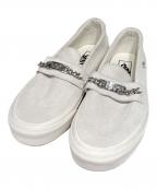 VANSヴァンズ）の古着「SKATE SLIP-ON DANIEL JOHNSTON」｜ホワイト