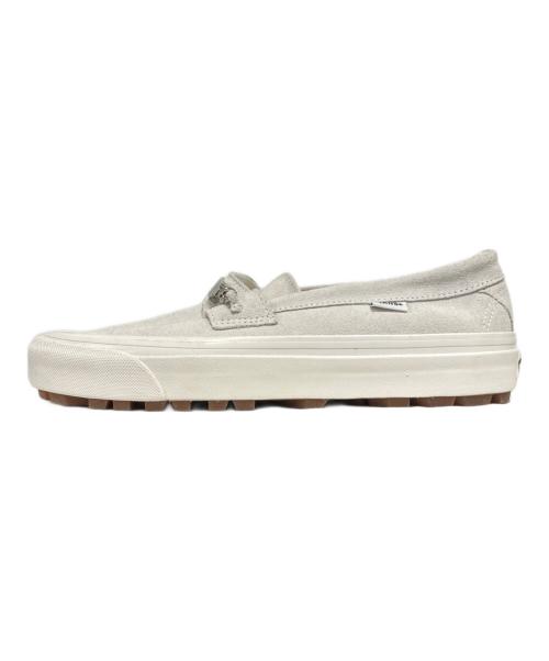 VANS（ヴァンズ）VANS (ヴァンズ) SKATE SLIP-ON DANIEL JOHNSTON ホワイト サイズ:US9の古着・服飾アイテム