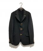 COMME des GARCONS HOMME PLUSコムデギャルソンオムプリュス）の古着「3Bポリジャケット」｜ブラック