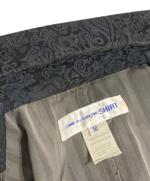 COMME des GARCONS SHIRT（コムデギャルソンシャツ）COMME des GARCONS SHIRT (コムデギャルソンシャツ) ペイズリーラペル1Bジャケット カーキ サイズ:Mの古着・服飾アイテム