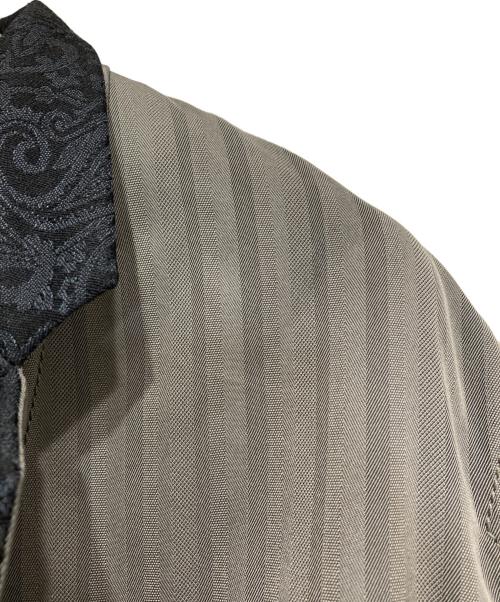 COMME des GARCONS SHIRT（コムデギャルソンシャツ）COMME des GARCONS SHIRT (コムデギャルソンシャツ) ペイズリーラペル1Bジャケット カーキ サイズ:Mの古着・服飾アイテム