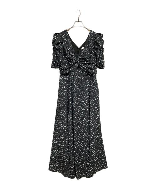 HER LIP TO（ハーリップトゥ）Her lip to (ハーリップトゥ) Roseraie Long Dress ブラック×グリーン サイズ:Mの古着・服飾アイテム