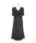 Her lip to（ハーリップトゥ）の古着「Roseraie Long Dress」｜ブラック×グリーン