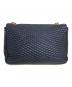 BALLY (バリー) キルティングチェーンショルダーバッグ ゴールド×ネイビー：11000円