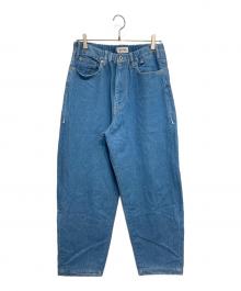 ALOUND（アラウンド）の古着「VENTILATION BLEACH DENIM PANTS」｜インディゴ