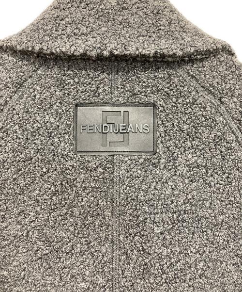 FENDI（フェンディ）FENDI (フェンディ) 90’sテディコート グレー サイズ:38の古着・服飾アイテム