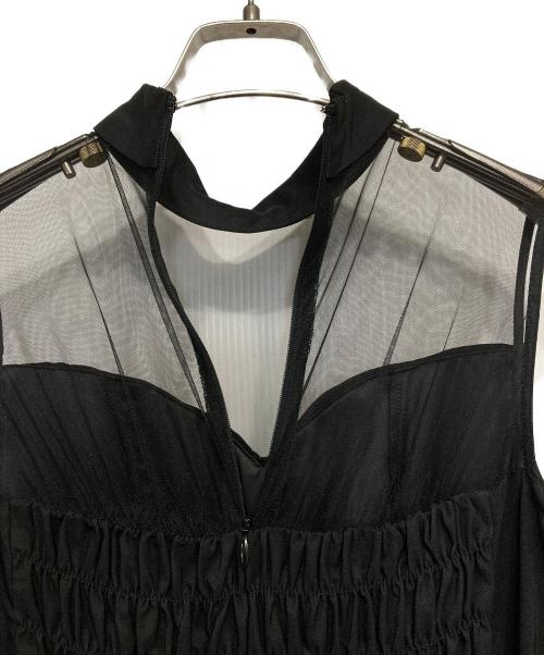Ameri（アメリ）Ameri (アメリ) LADY BUSTIER ROMPERS DRESS ブラック サイズ:Sの古着・服飾アイテム