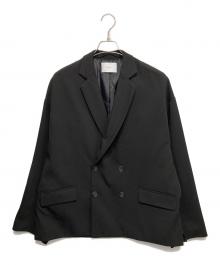 remer（リメール）の古着「loose basic double tailored jacket」｜ブラック