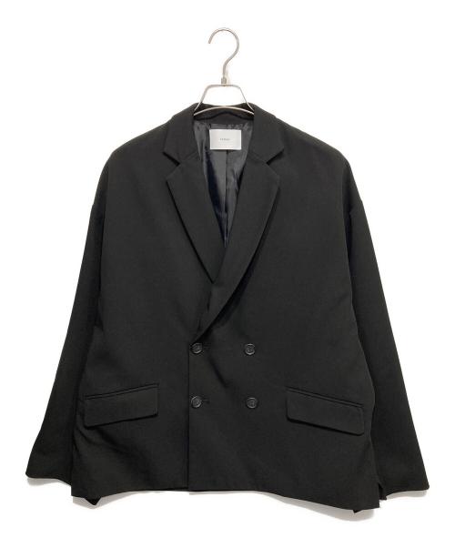 remer（リメール）remer (リメール) loose basic double tailored jacket ブラック サイズ:Sの古着・服飾アイテム
