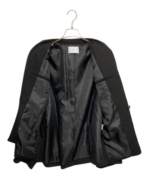 remer（リメール）remer (リメール) loose basic double tailored jacket ブラック サイズ:Sの古着・服飾アイテム