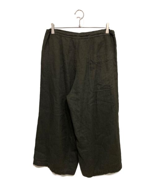 Y's（ワイズ）Y's (ワイズ) VIYELLA FRONT TUCK WIDE PANTS オリーブ サイズ:1の古着・服飾アイテム