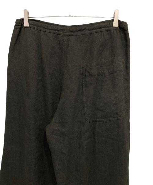 Y's（ワイズ）Y's (ワイズ) VIYELLA FRONT TUCK WIDE PANTS オリーブ サイズ:1の古着・服飾アイテム